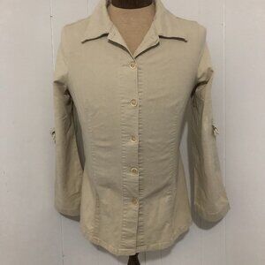 - Womens Tan Top. French Dressing. 4